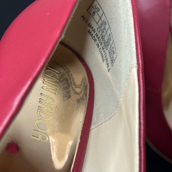 JENN ARDOR Women Pointed Toe Stiletto Heel Pumps Size 8 in Red - Picture 7 of 11